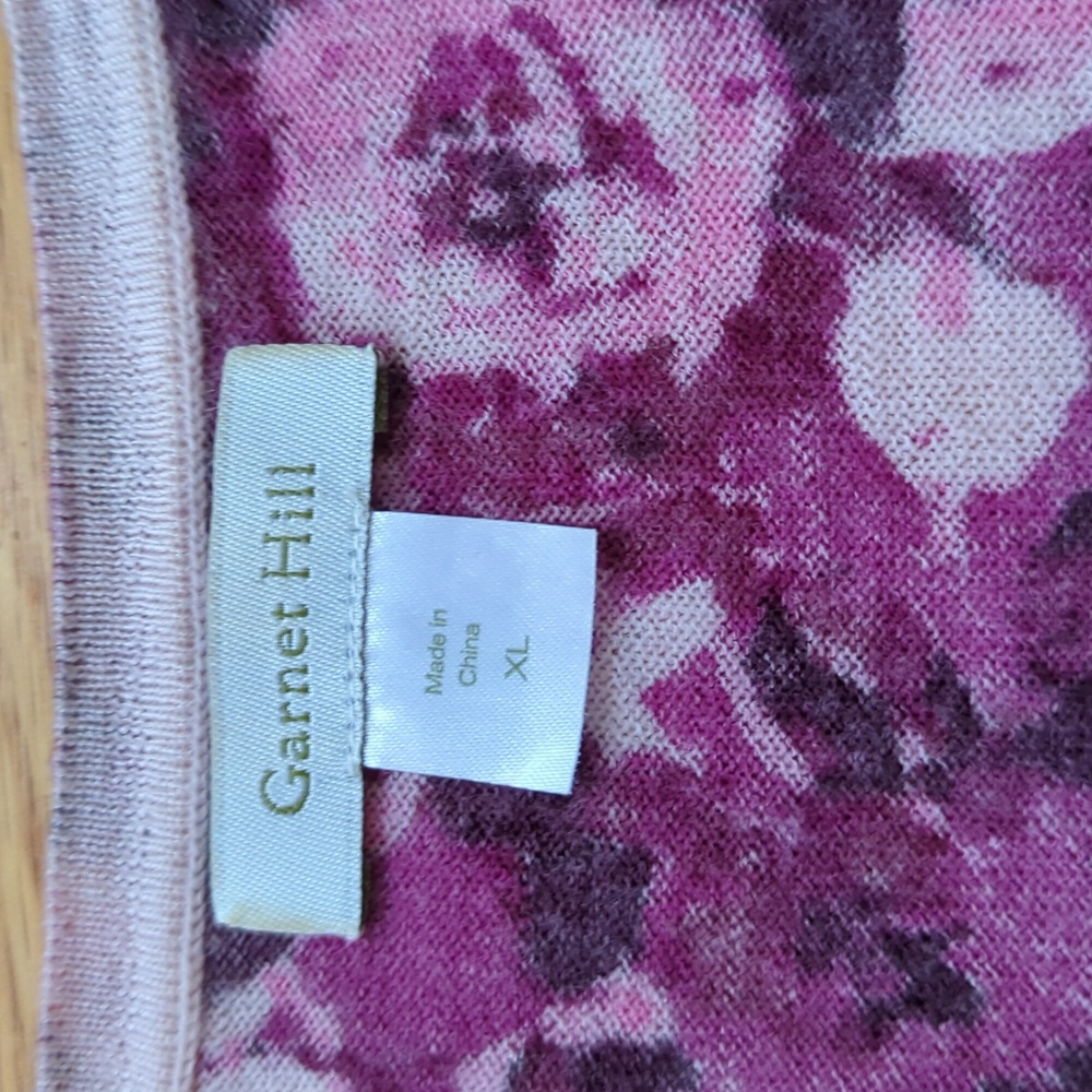 Garnet hill merino wool cardigan - Picture 3 of 8